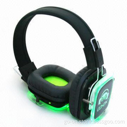 Foldable Design Silent Disco Party Headphone with Rechargeable Li-Battery
